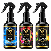 SKY ROSE MANGO (Pack of 3) 300 ML Room Spray Freshener