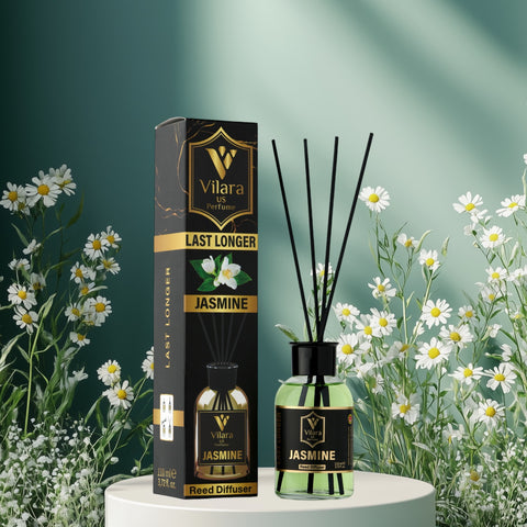 Best Reed Diffuser Set – 110ml Aromatherapy Diffuser with Sticks | Calming Home Fragrance Air Diffuser for Bathroom, Living Room & Office | Premium Essential Oil Reed Diffuser Set