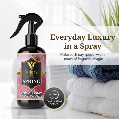 Luxurious Floral & Fresh Scent Room Sprays 500ML - Concentrated Fruity, Sweet, Woodsy & Seasonal Air Fresheners - Long-Lasting Home Fragrance Mists