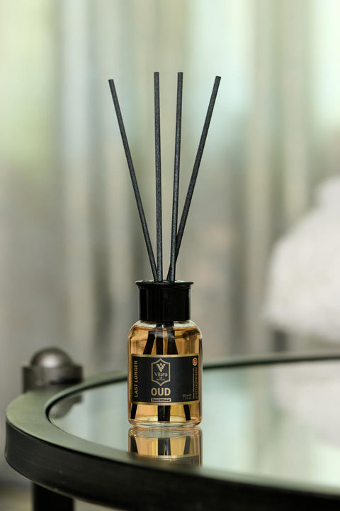 Best Reed Diffuser Set – 55ml Aromatherapy Diffuser with Sticks | Calming Home Fragrance Air Diffuser for Bathroom, Living Room & Office | Premium Essential Oil Reed Diffuser Set