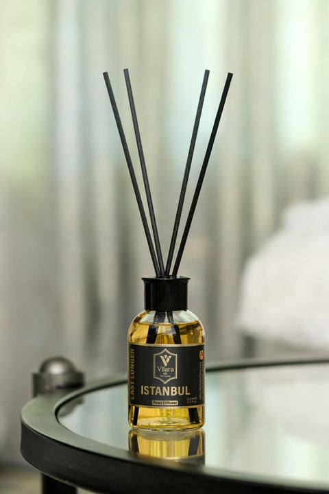 Best Reed Diffuser Set – 110ml Aromatherapy Diffuser with Sticks | Calming Home Fragrance Air Diffuser for Bathroom, Living Room & Office | Premium Essential Oil Reed Diffuser Set