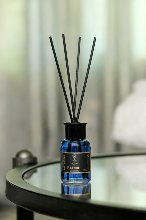 Best Reed Diffuser Set – 55ml Aromatherapy Diffuser with Sticks | Calming Home Fragrance Air Diffuser for Bathroom, Living Room & Office | Premium Essential Oil Reed Diffuser Set