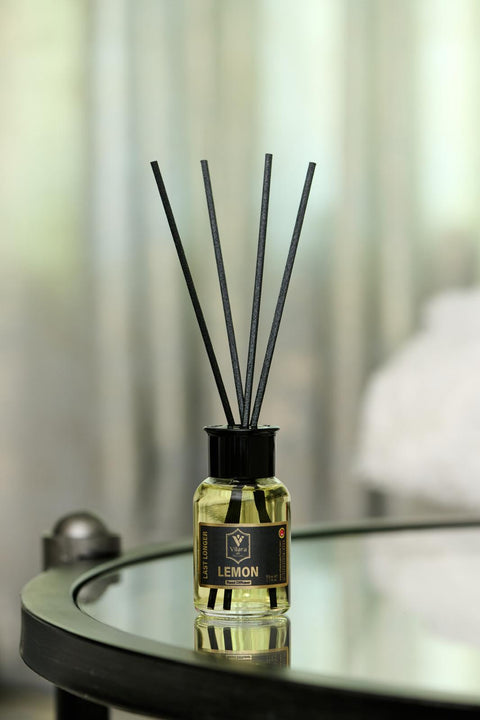 Best Reed Diffuser Set – 55ml Aromatherapy Diffuser with Sticks | Calming Home Fragrance Air Diffuser for Bathroom, Living Room & Office | Premium Essential Oil Reed Diffuser Set