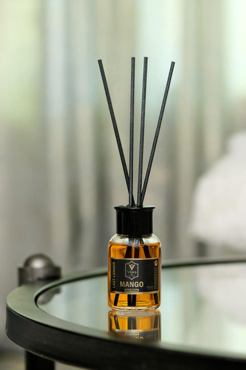 Best Reed Diffuser Set – 55ml Aromatherapy Diffuser with Sticks | Calming Home Fragrance Air Diffuser for Bathroom, Living Room & Office | Premium Essential Oil Reed Diffuser Set