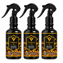 Vilara Happy Scent room and car spray 300ml, pack of 3