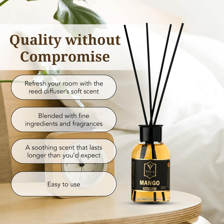 OUD MANGO ISTANBUL Diffuser Set (Pack of 3) with Sticks