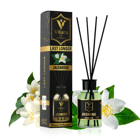Best Reed Diffuser Set – 110ml Aromatherapy Diffuser with Sticks | Calming Home Fragrance Air Diffuser for Bathroom, Living Room & Office | Premium Essential Oil Reed Diffuser Set