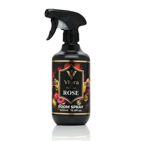 Rose Mango Spring (pack of 3)500 ML Vilara US Perfume Room Spray Freshener - Long-Lasting Luxury Scents - Room and Linen Spray for Bedding, Sheets, Fabric, Furniture - Home Guest Room & Bedroom Essentials for Aromatherapy - 16.9 fl oz