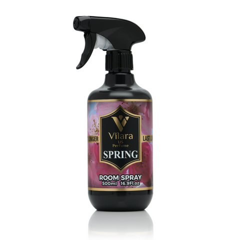 Rose Mango Spring (pack of 3)500 ML Vilara US Perfume Room Spray Freshener - Long-Lasting Luxury Scents - Room and Linen Spray for Bedding, Sheets, Fabric, Furniture - Home Guest Room & Bedroom Essentials for Aromatherapy - 16.9 fl oz